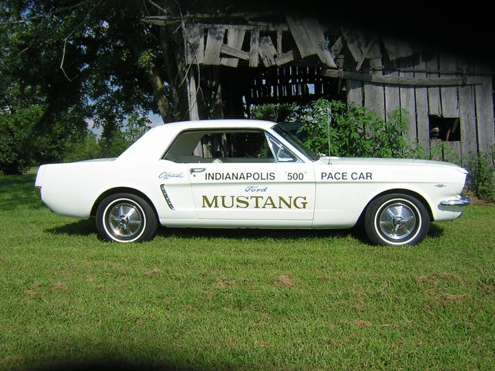 Authentic 1964 1/2 Mustang Indy Pace Car Restored to original condition